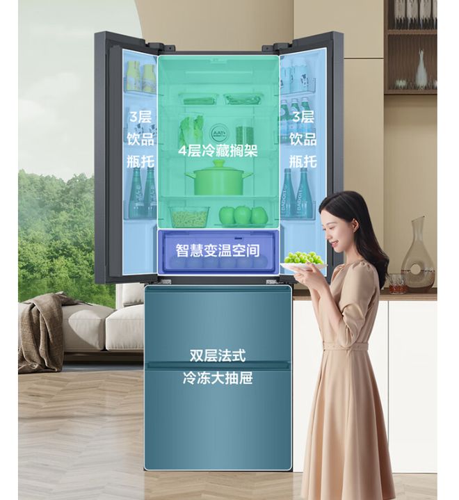 箱运转音屡创新低双11三款静音冰箱推荐m6米乐35dB 34dB 33国产冰(图3)